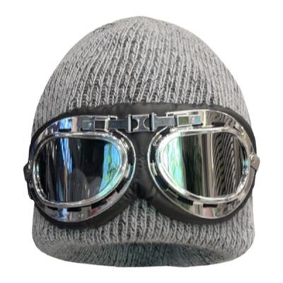 飞行帽保暖ins韩版女秋冬眼镜帽