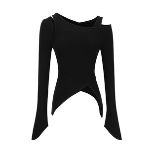 无以幻象 x 陈太太CHENTAITAI   三穿不规则针织T恤