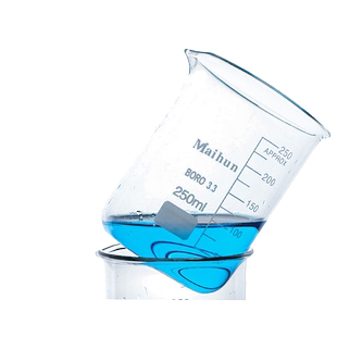 华金玻璃烧杯高硼硅50 100 150 250 500 800 1000 2000 ml等加厚耐高温 实验器材化学带刻度大烧杯喝水家用