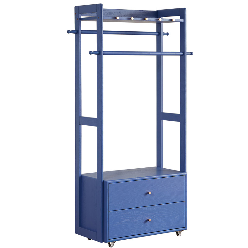 【人气新品!】白蜡木移动衣帽架