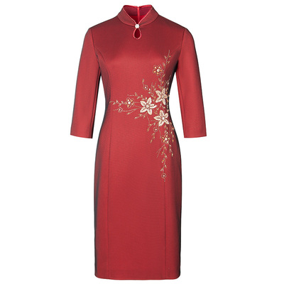 高端喜婆婆婚宴装妈妈婚礼服旗袍