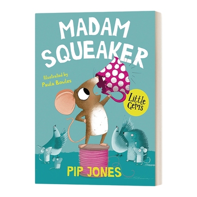 老鼠米内塔 英文原版绘本 Madam Squeaker 小宝石阅读系列 英文版 进口英语原版书籍