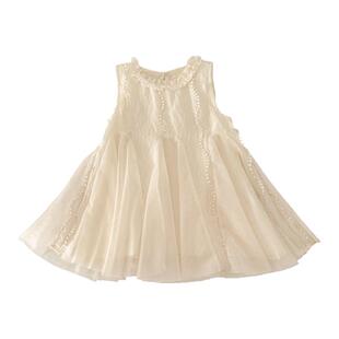 女童2026新款夏连衣裙女宝宝夏装周岁礼服多巴胺小女孩绝美公主裙