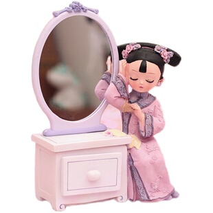 宫廷风我是格格创意手办公仔生日礼物女孩可爱娃娃少女心盲盒摆件