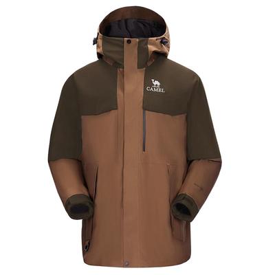 骆驼可拆卸三合一冲锋衣抓绒内胆
