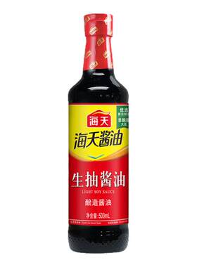 海天生抽酱油500ml/瓶
