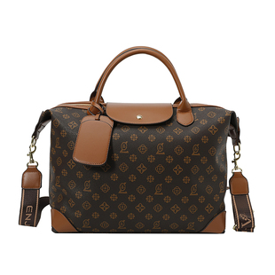 轻奢手提包包女2025新款复古可放电脑文件夹通勤包短途出差旅行袋