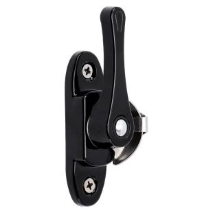 老式铝合金门窗锁扣推拉塑钢窗户移门五金配件锁勾不锈钢月牙锁勾