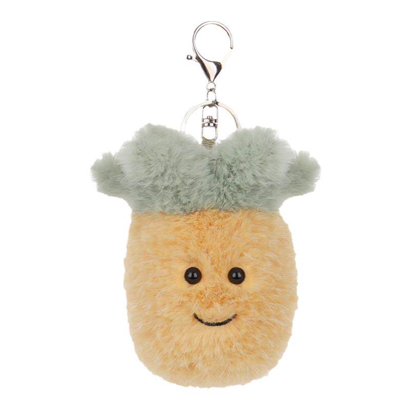 Apricot Lamb菠萝书包挂件公仔女生钥匙扣可爱玩偶毛绒包包车挂饰