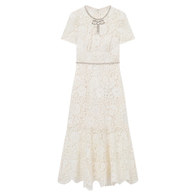 self-portrait蕾丝连衣裙