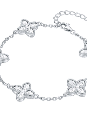 六桂福珠宝银925幸遇手链