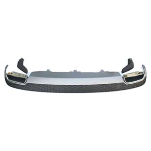 适用12-15款奥迪A6L C7改装新款W12方口后唇尾喉排气管包围老改新