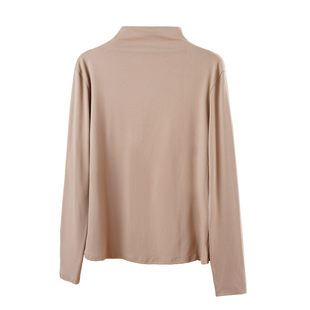 莫代尔打底衫女秋冬季内搭可外穿半高领修身显瘦保暖中领长袖上衣