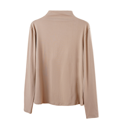 超好看紧身纯色打底衫女2025新款