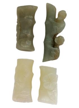 天然材质新疆和田青玉节节高吊坠