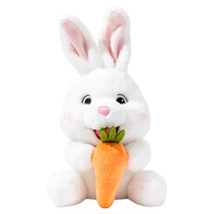 小白兔子玩偶毛绒玩具女生生日公仔安抚娃娃海湾兔bunnies礼物