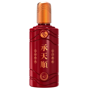 承天顺42度500ml*1瓶装浓香型纯粮食白酒 十年窖藏礼品装宴请送礼
