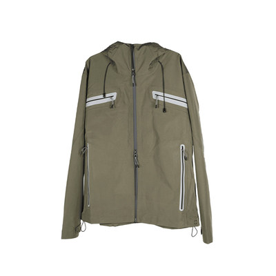 J EONGL I Hardshell Jacket 新款 森林绿透气双拉锁连帽机能外套