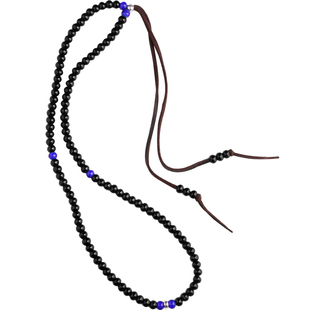 一休高桥吾郎 手工烧制琉璃珠925纯银珠个性项链套装