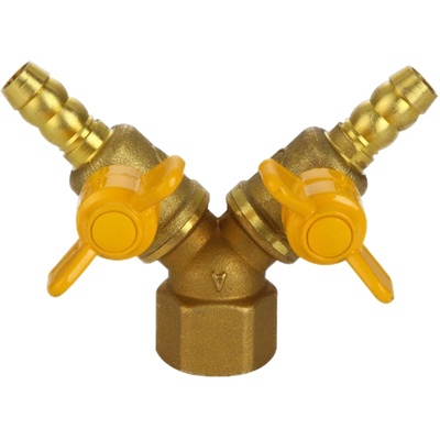 全铜加厚燃气阀煤气管道一分二