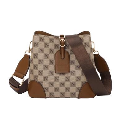 啄木鸟女包印花水桶包