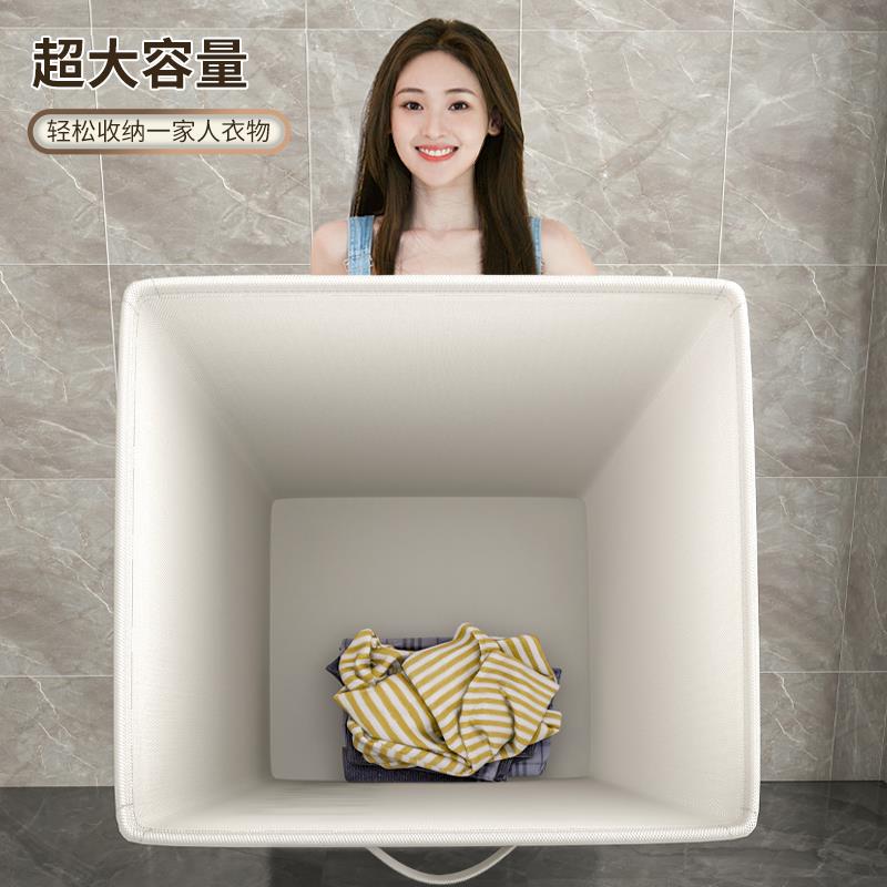 脏衣篓可折叠牛津布脏衣服收纳筐大容量家用收纳桶洗衣篮收纳神器