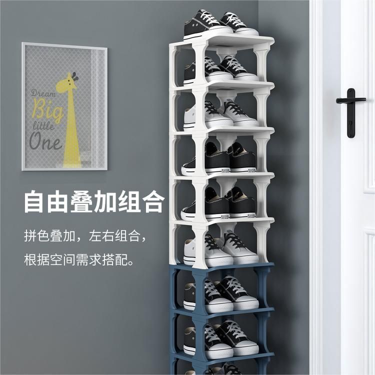 入门鞋架简易门口宿舍家用2024爆款新款网红多层小型分层隔板小窄