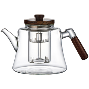 煮茶壶大容量玻璃茶壶2026新款家用耐高温侧把泡茶电陶炉蒸煮茶器