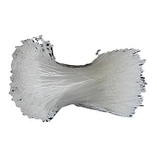 挂牌绳子母扣手穿针胶针塑料绳吊牌扣胶线塑料扣白色透明服装标牌