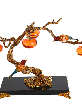 米乐珐琅彩摆件简约轻奢客厅