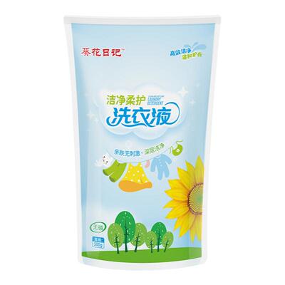 葵花日记婴儿宝宝洗衣液500ml1袋