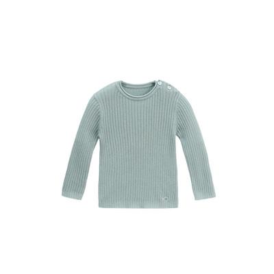 whitewheat秋冬粗线条保暖厚毛衣