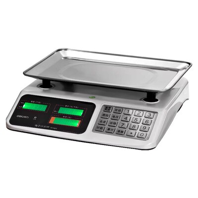 得力电子秤商用摆摊卖菜秤