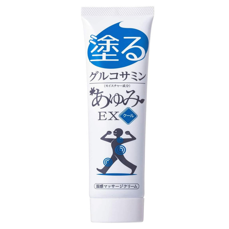 日本步美EX 酷爽型按摩膏 100g/支 瞬凉渐温中老年腰肩膝关节舒缓