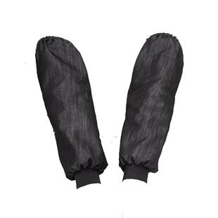 男工作袖套女长款厨房加厚耐磨工厂劳保牛仔套袖电焊防污布护袖头