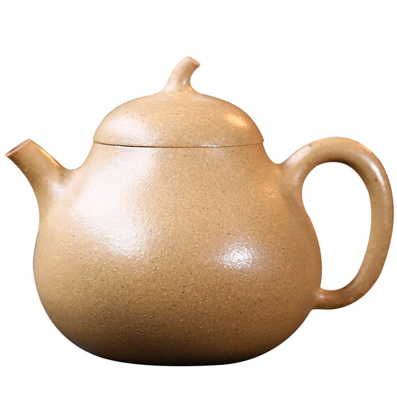 原矿紫砂壶与客携壶原矿仿生茄瓜