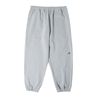 【经典定番】RESTICK重磅灰色卫裤男束脚运动裤子宽松休闲长裤