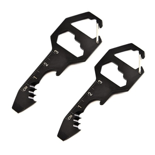 便携钥匙扣开瓶器卡片螺丝刀不锈钢军工刀卡小刀多功能工具卡起子