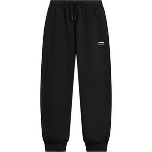 李宁童装卫裤男女大童裤子新款运动生活系列冬季加绒保暖束脚童装