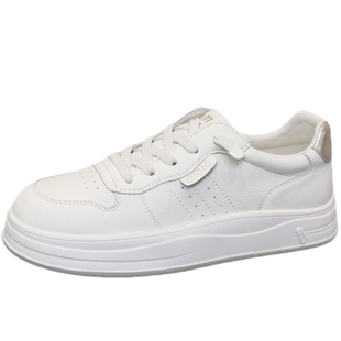 平底小白鞋女2026春季新款简约时尚舒适百搭一脚蹬休闲板鞋四季鞋