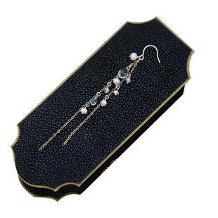 夏日微风 | 超推！精灵仙子~天然石珍珠包金水滴耳钩环夹原创手作