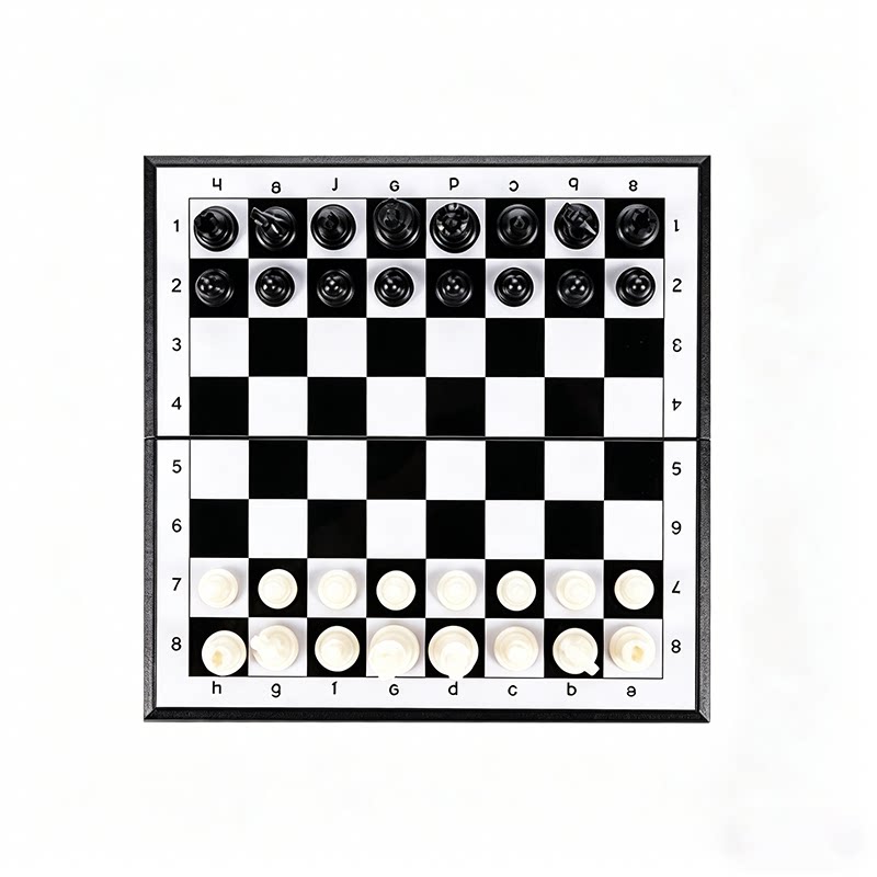 国际象棋磁性折叠小学生专用带棋盘棋子便携式初学儿童西洋chess