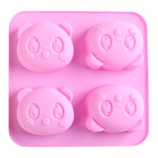 diy卡通手工皂石膏娃娃滴胶硅胶模具奥特曼熊猫钵仔糕米糕造型模