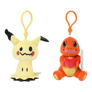 正版皮卡丘公仔挂件神奇宝贝小火龙玩偶钥匙扣精灵宝可梦书包挂饰