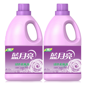 蓝月亮衣物柔顺剂护理衣物留香除静电薰衣草香3kg*2瓶家庭促销装