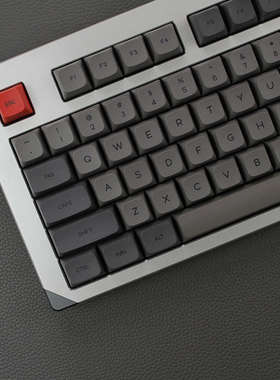 dolch复古黑灰61/64/68/98PBT热升华XDA球帽小全套键帽磁轴键帽