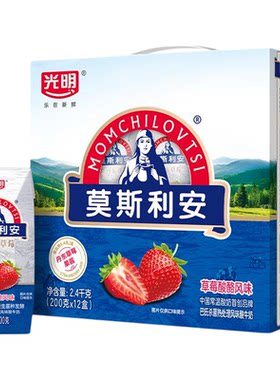 莫斯利安草莓酸酪风味酸奶200g