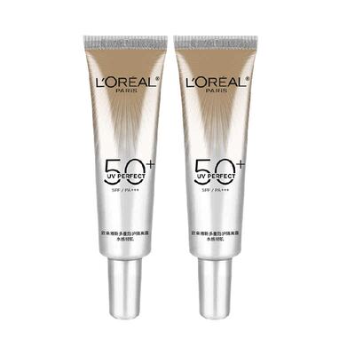欧莱雅小银管SPF50+防晒15ml*2支