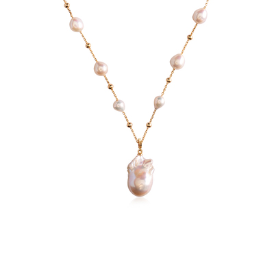 AmberLollipop天然巴洛克项链