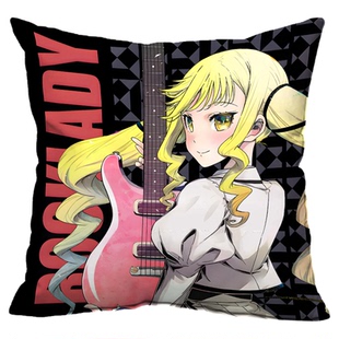 摇滚乃是淑女的爱好 黑铁音羽 白矢环周边二次元抱枕靠垫床头枕头